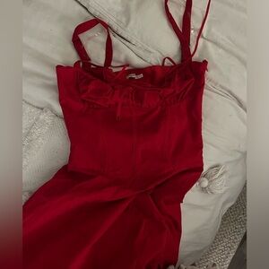 House of CB Red Midi Dress